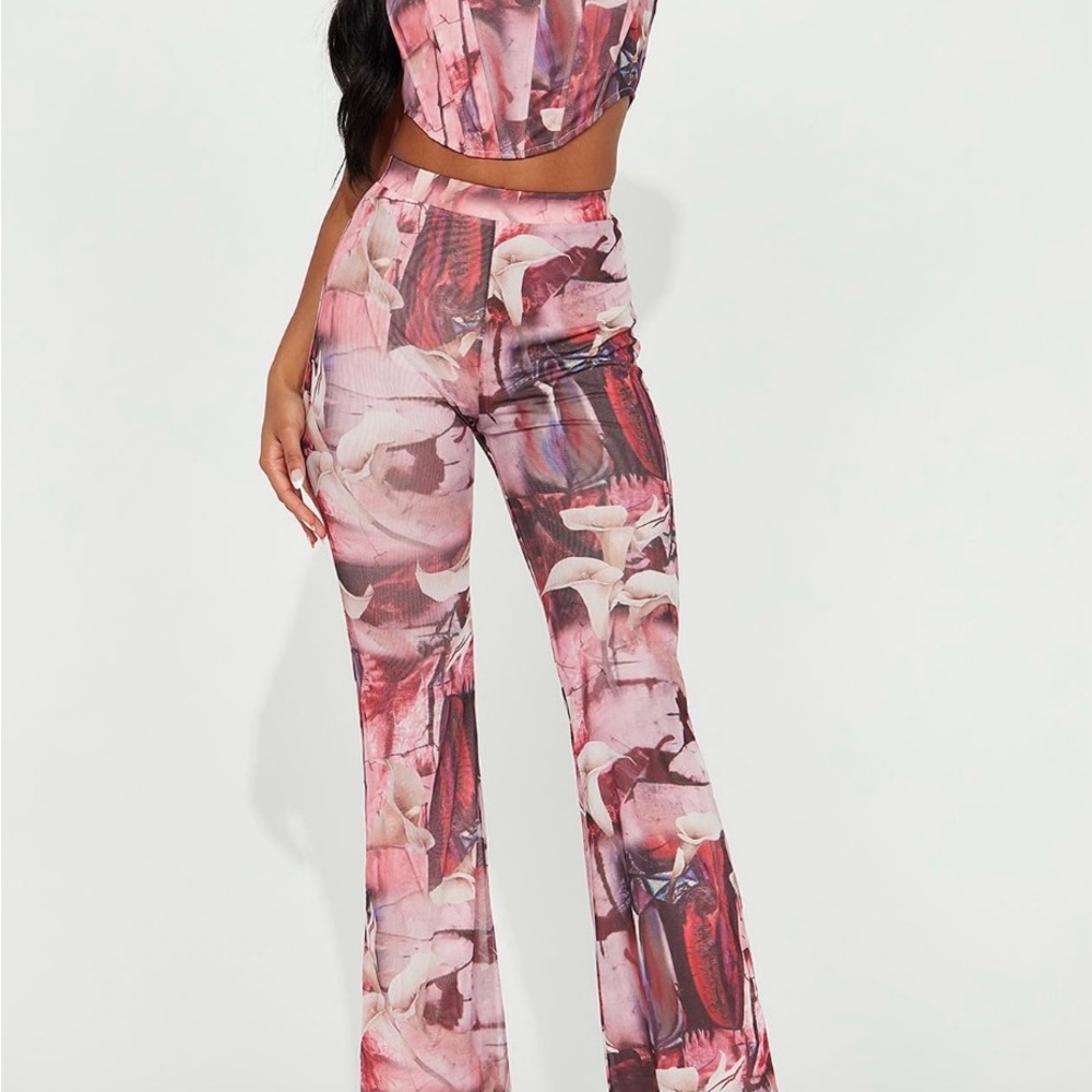 Floral Print Women's Pant set
